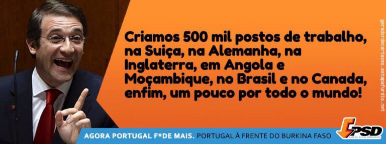 Utilizador: dinheiro. Palavra passe: poder (por Anabela Ferreira)