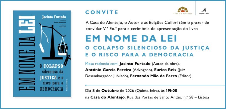 “Em Nome da Lei”: o livro que Portugal precisa de ler antes que seja tarde demais